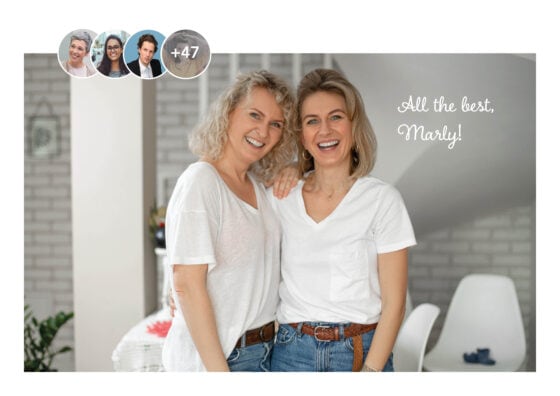 Afscheid met mensen foto's en