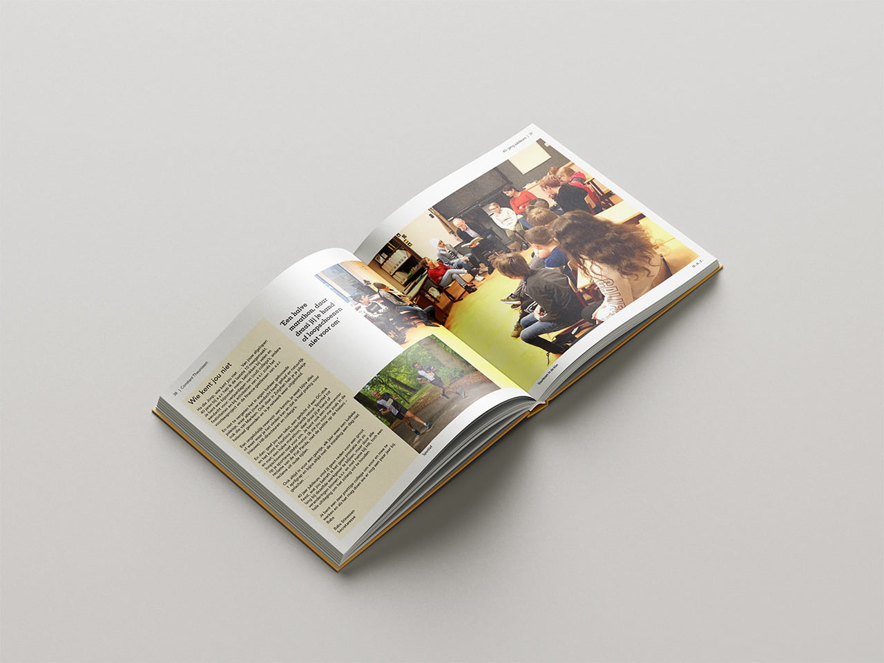 Voorbeeld herinneringsboek van scribe jubileum 2