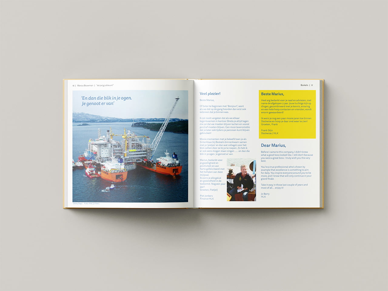 Voorbeeld herinneringsboek van scribe jubileum